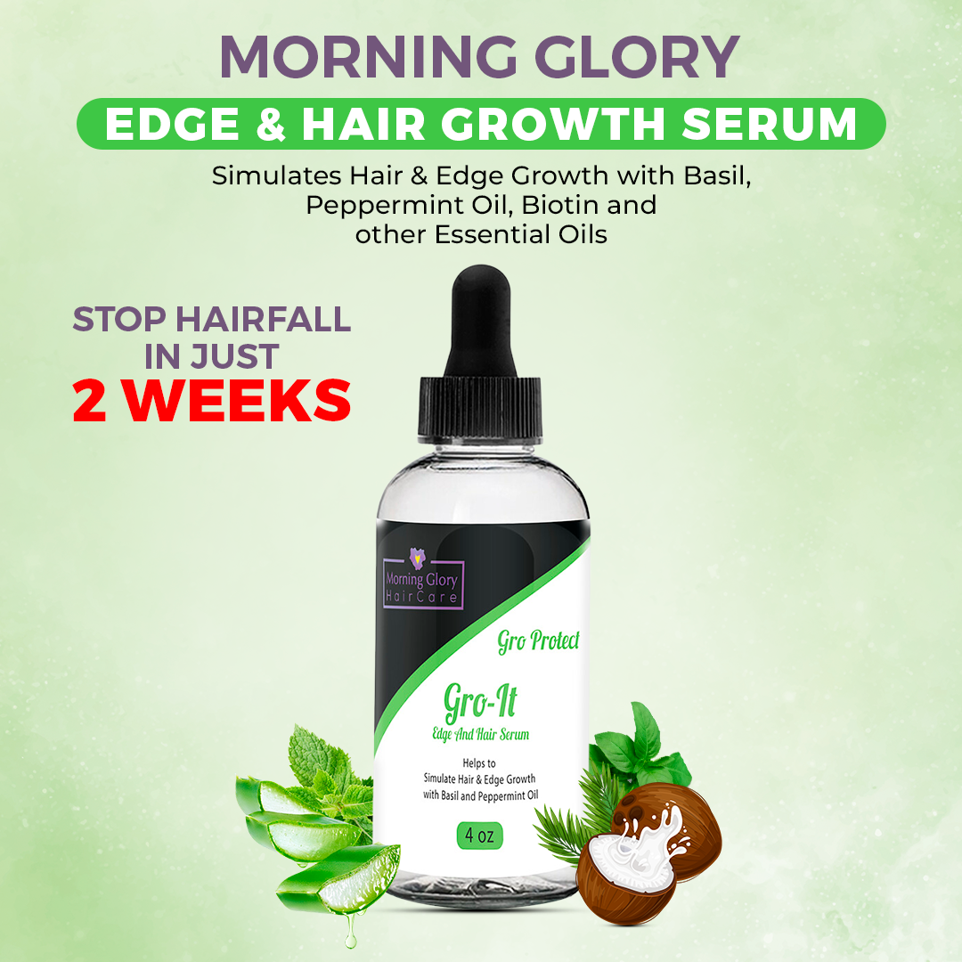 Gro-it edge & hair growth serum