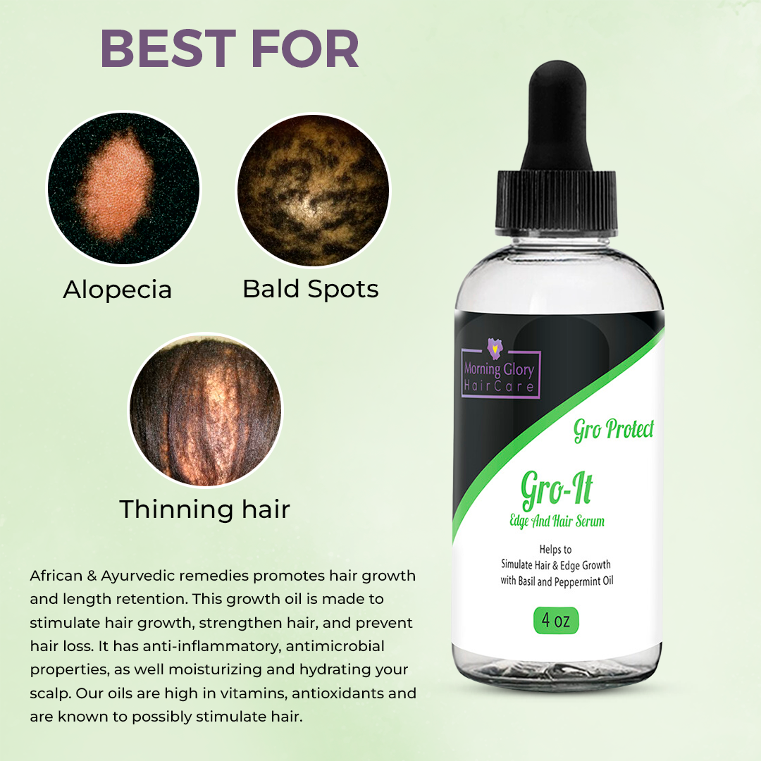 Gro-it edge & hair growth serum
