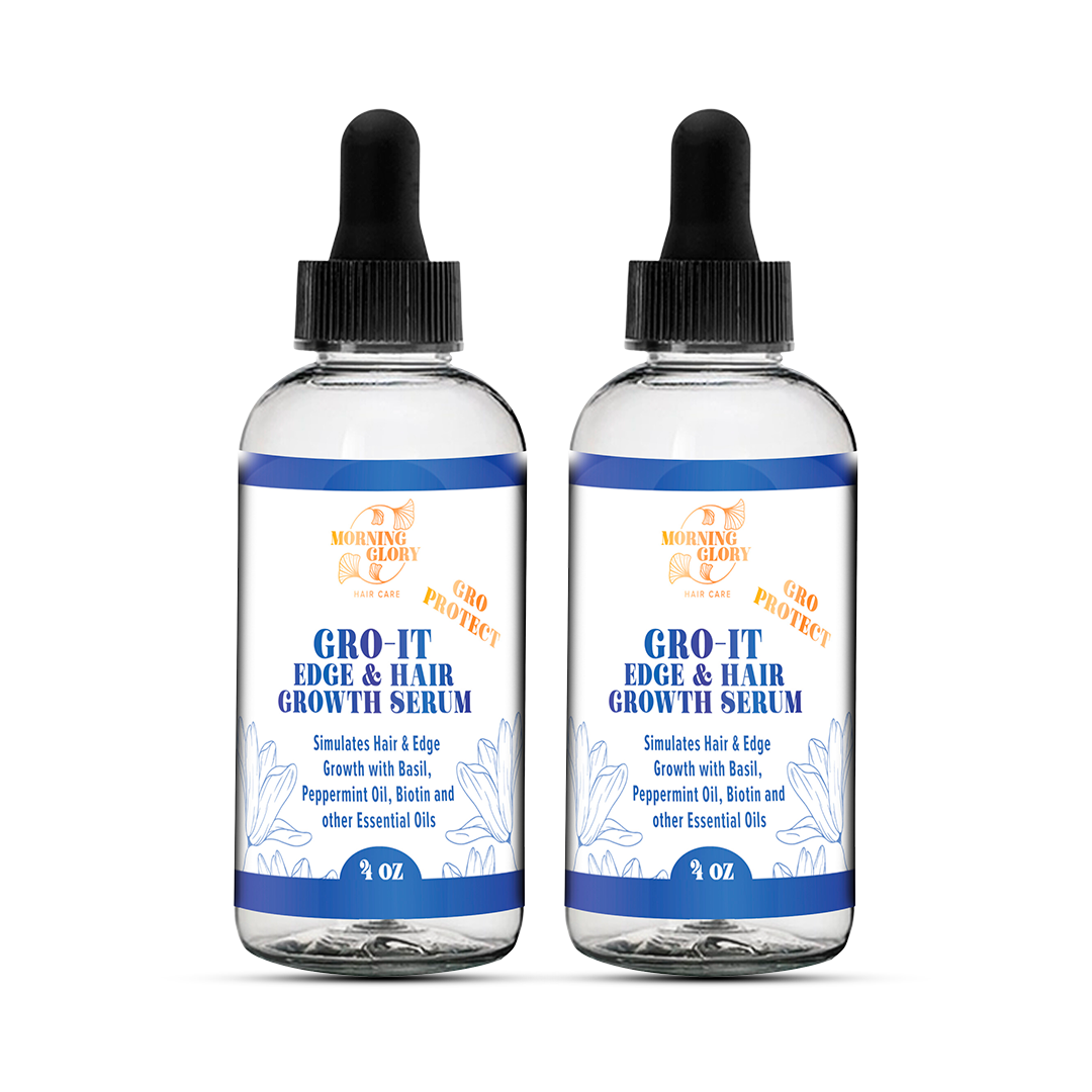 Gro-it edge & hair growth serum (2 Bottles )