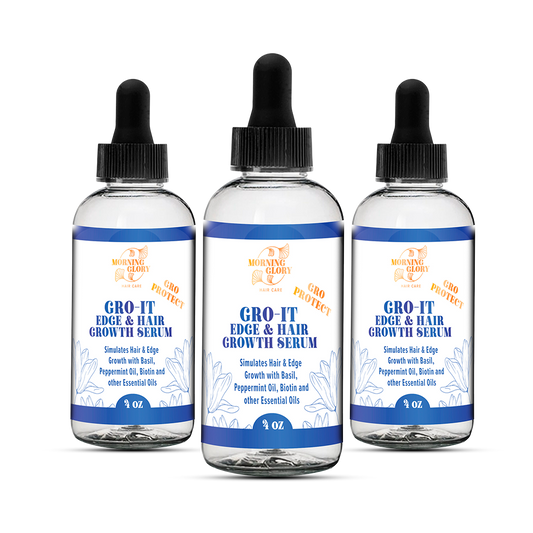 Gro-it edge & hair growth serum (3 Bottles )